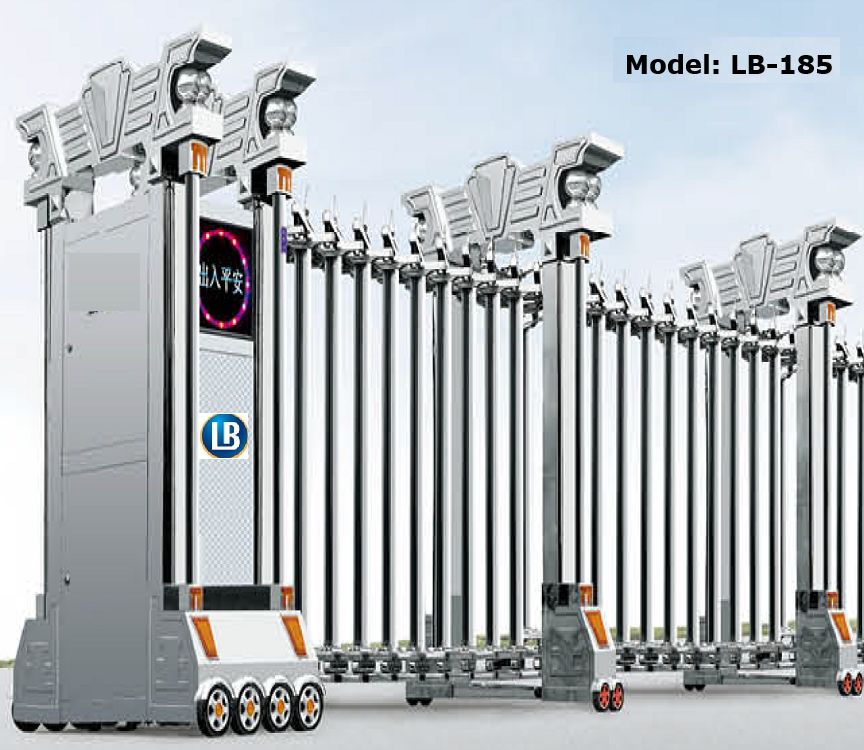 Cổng Xếp Gọn Lắp Cho Nhà Máy LB-185: Tiết kiệm 70% diện tích
